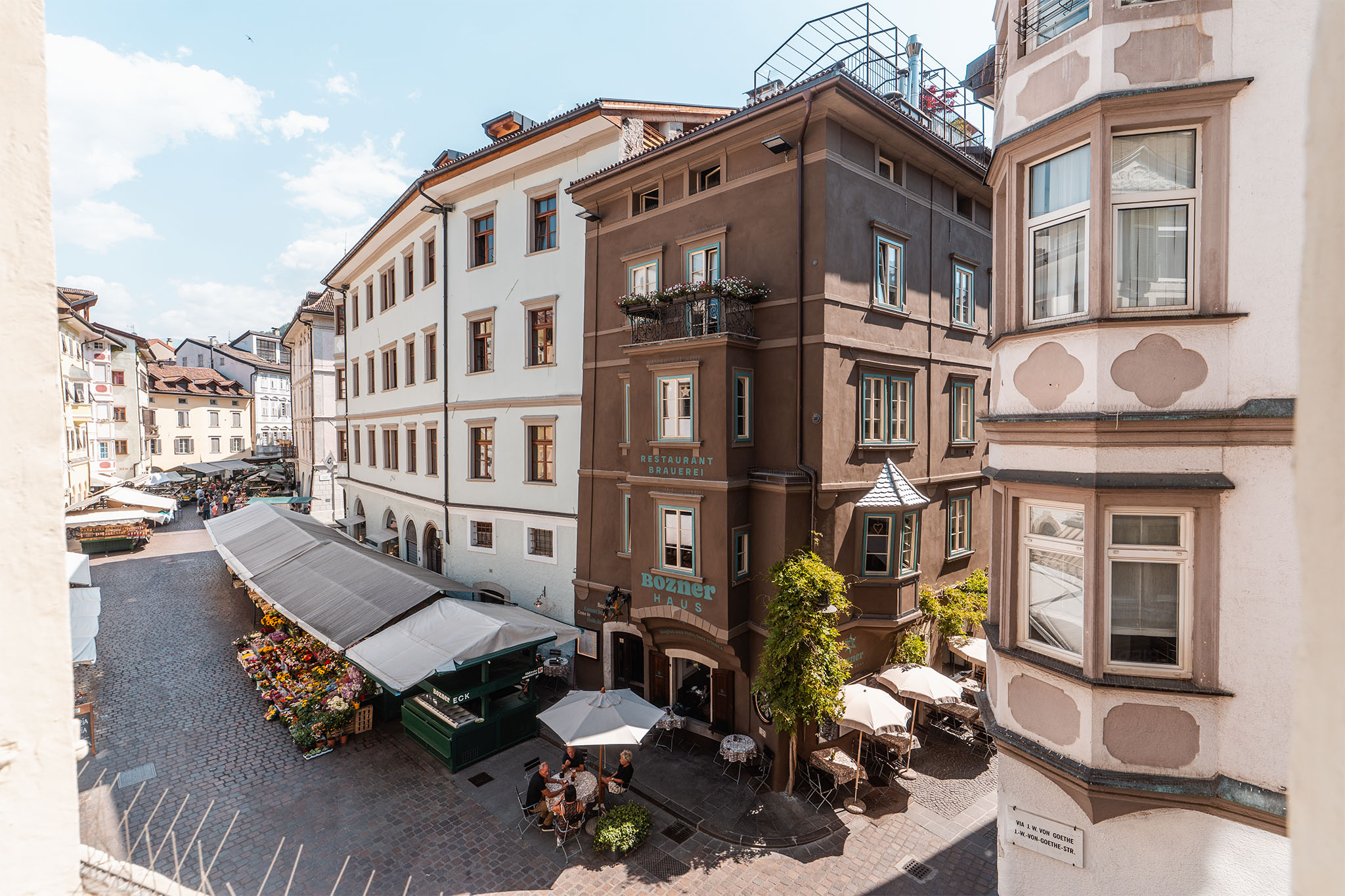 Off to our restaurant in Bolzano Off to our restaurant in Bolzano